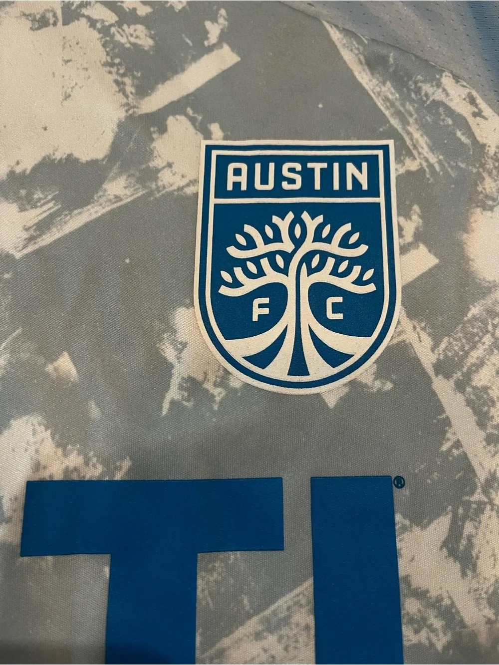 Adidas Austin FC Primeblue YETI Gray Soccer Jersey Men’s Medium MLS